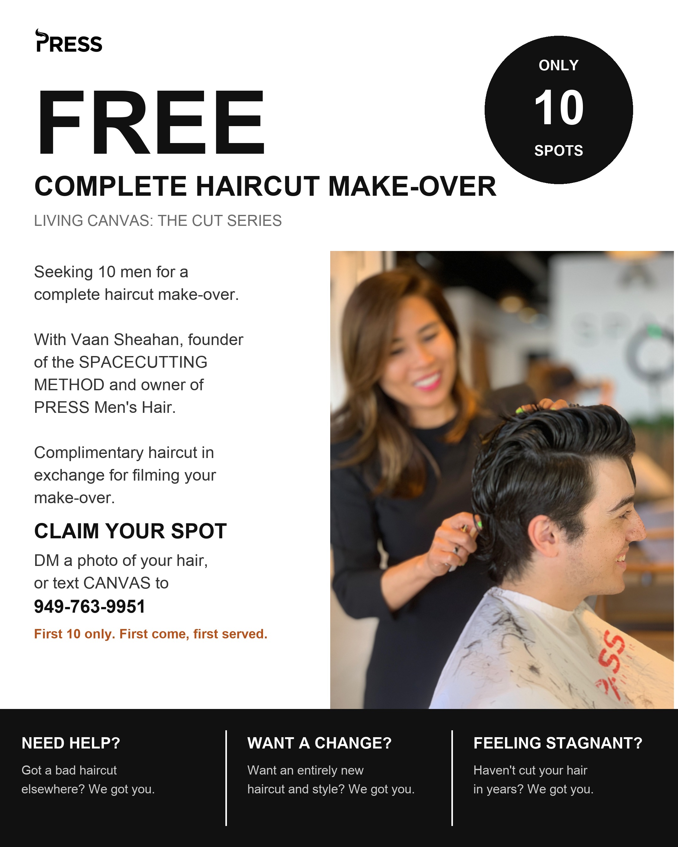 Make-over wording: flyer