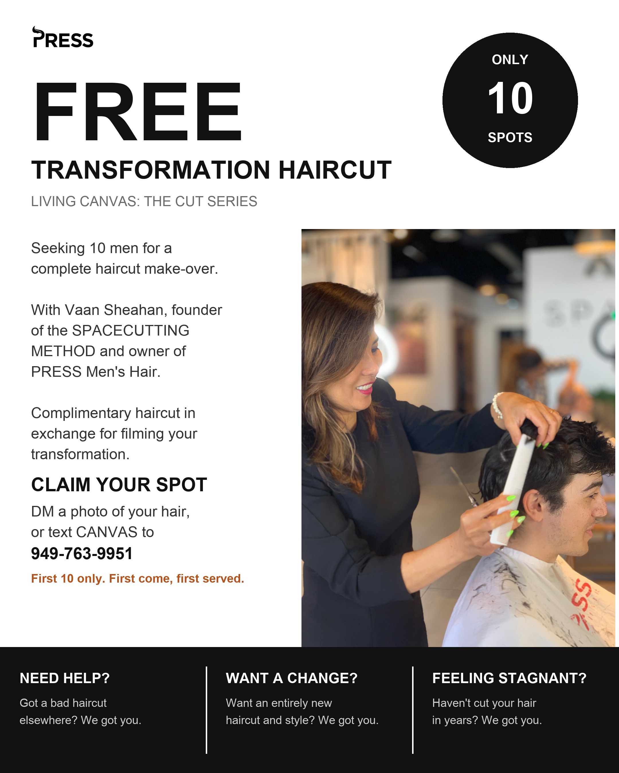Creative 2b: same flyer, second photo